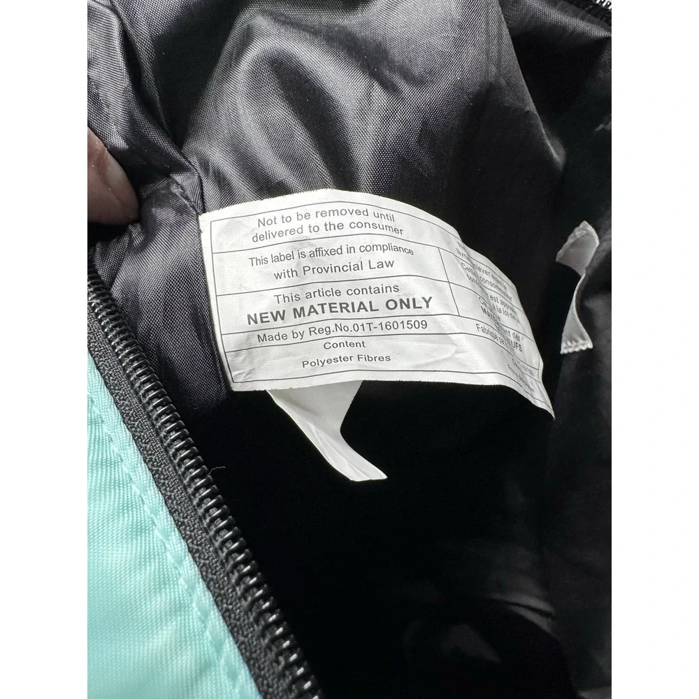 JUSTICE CHEER TOTE‎ BAG/BACKPACK AQUAMARINE FIERCE BRAVE AMAZING